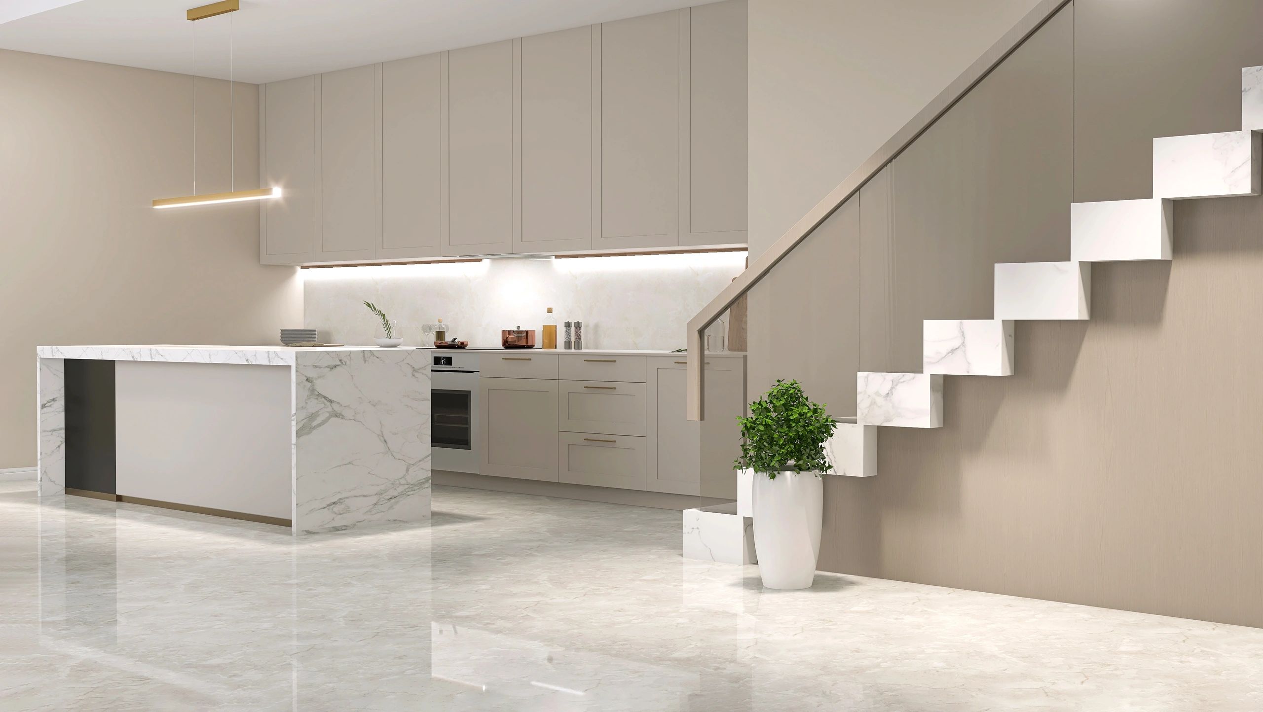Clean interior prepared for landlord handover