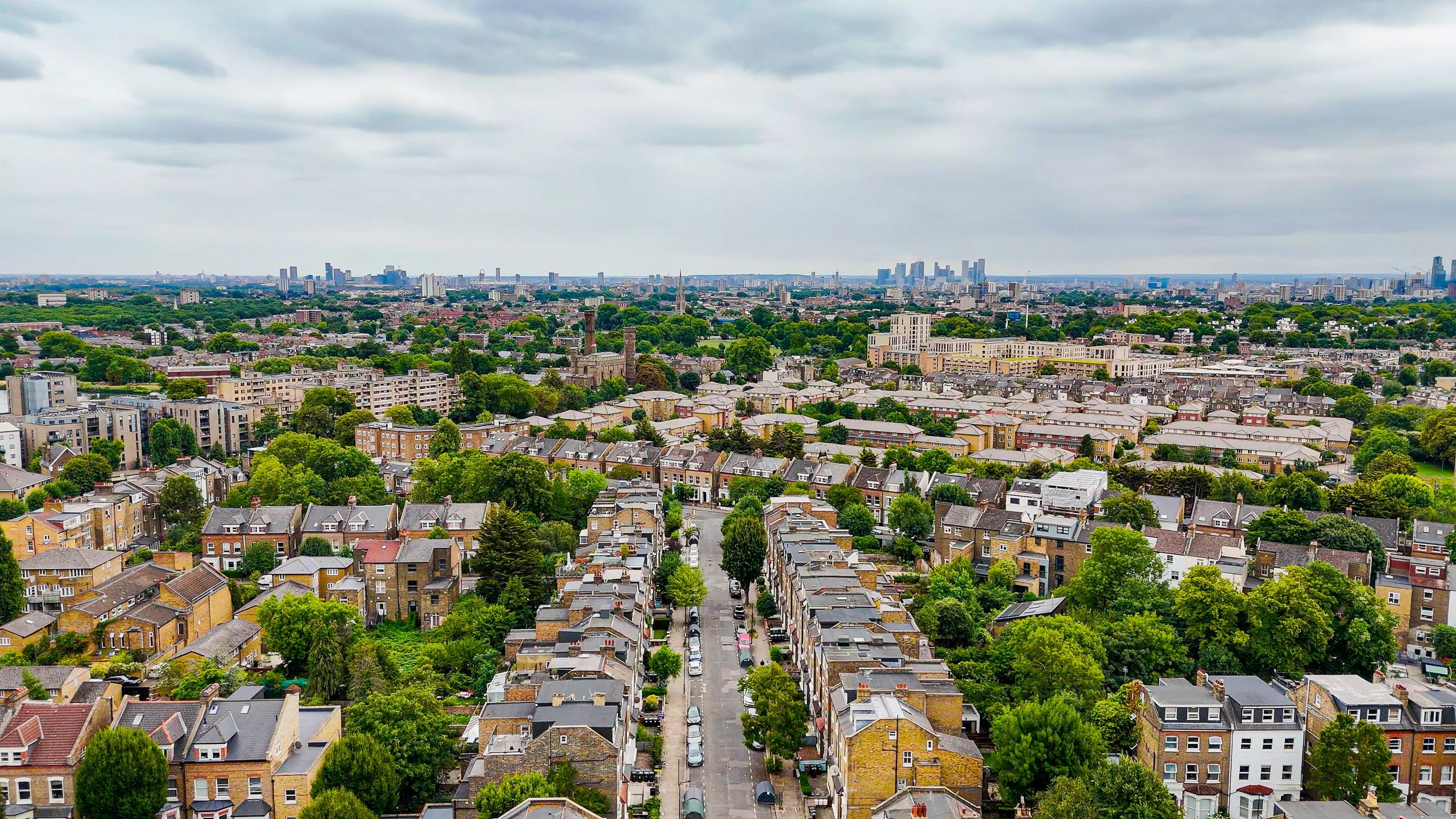 South London residential area with homes and tree-lined streets