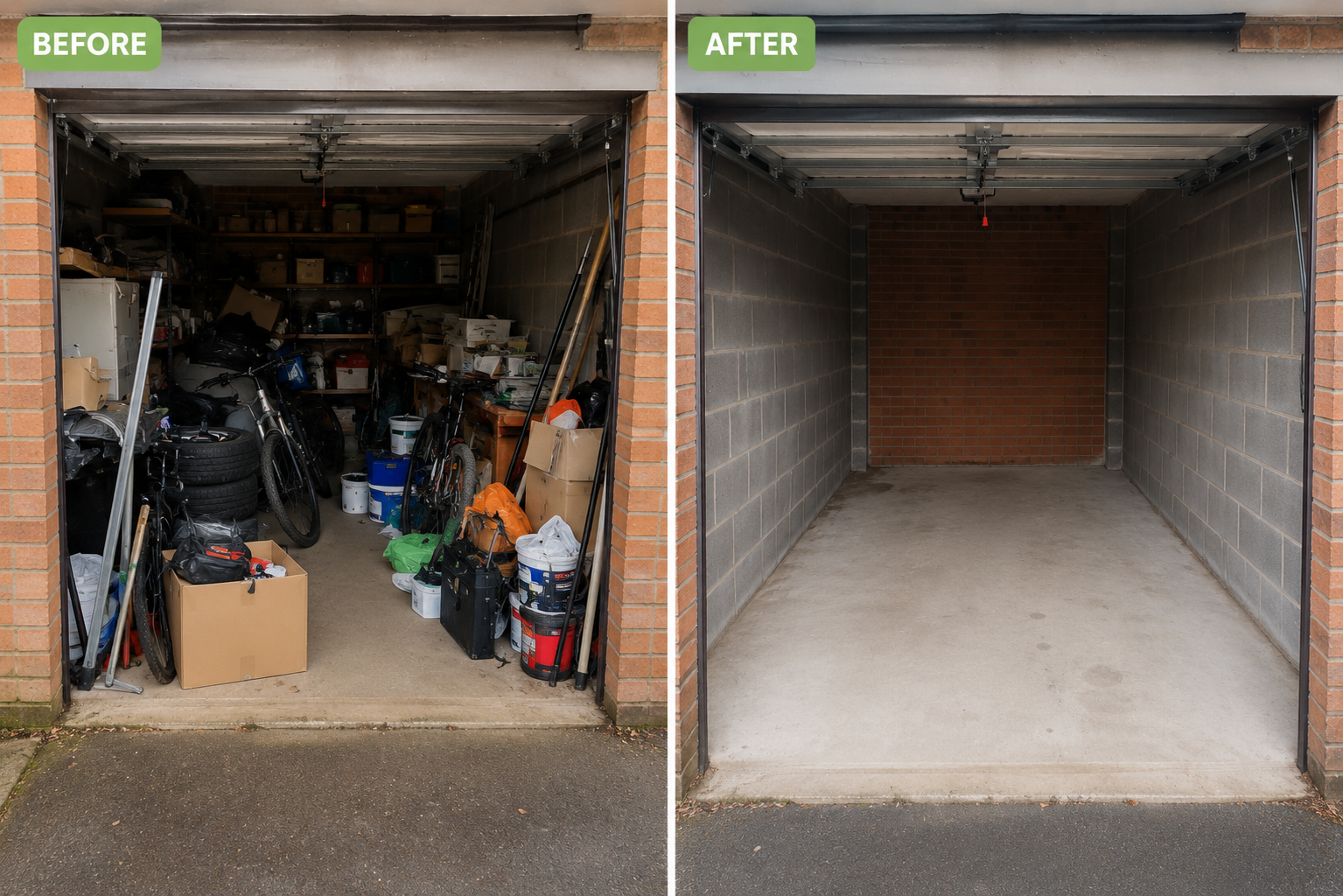 After property clearance result showing a property ready for the next stage