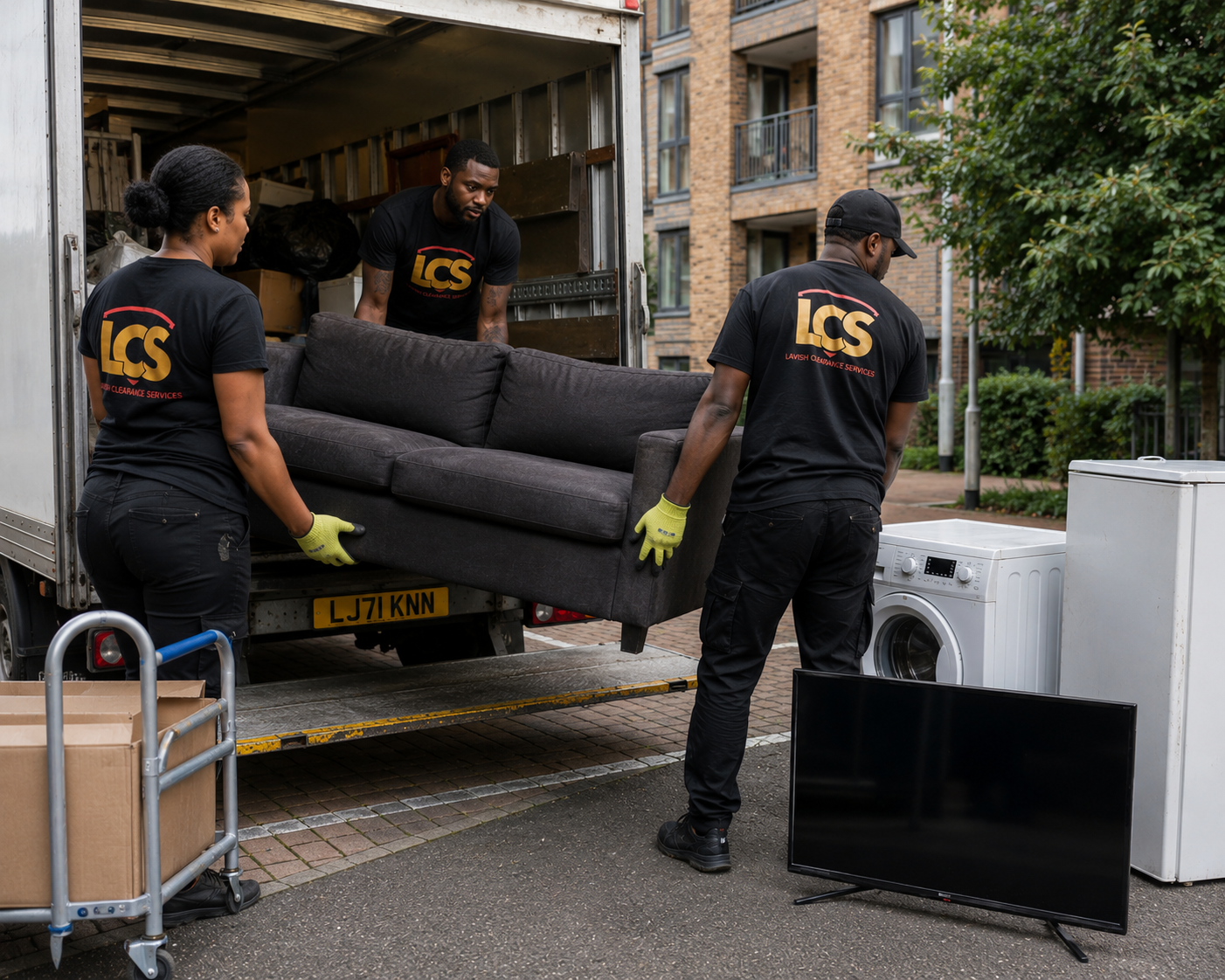 Property clearance support waste removal service