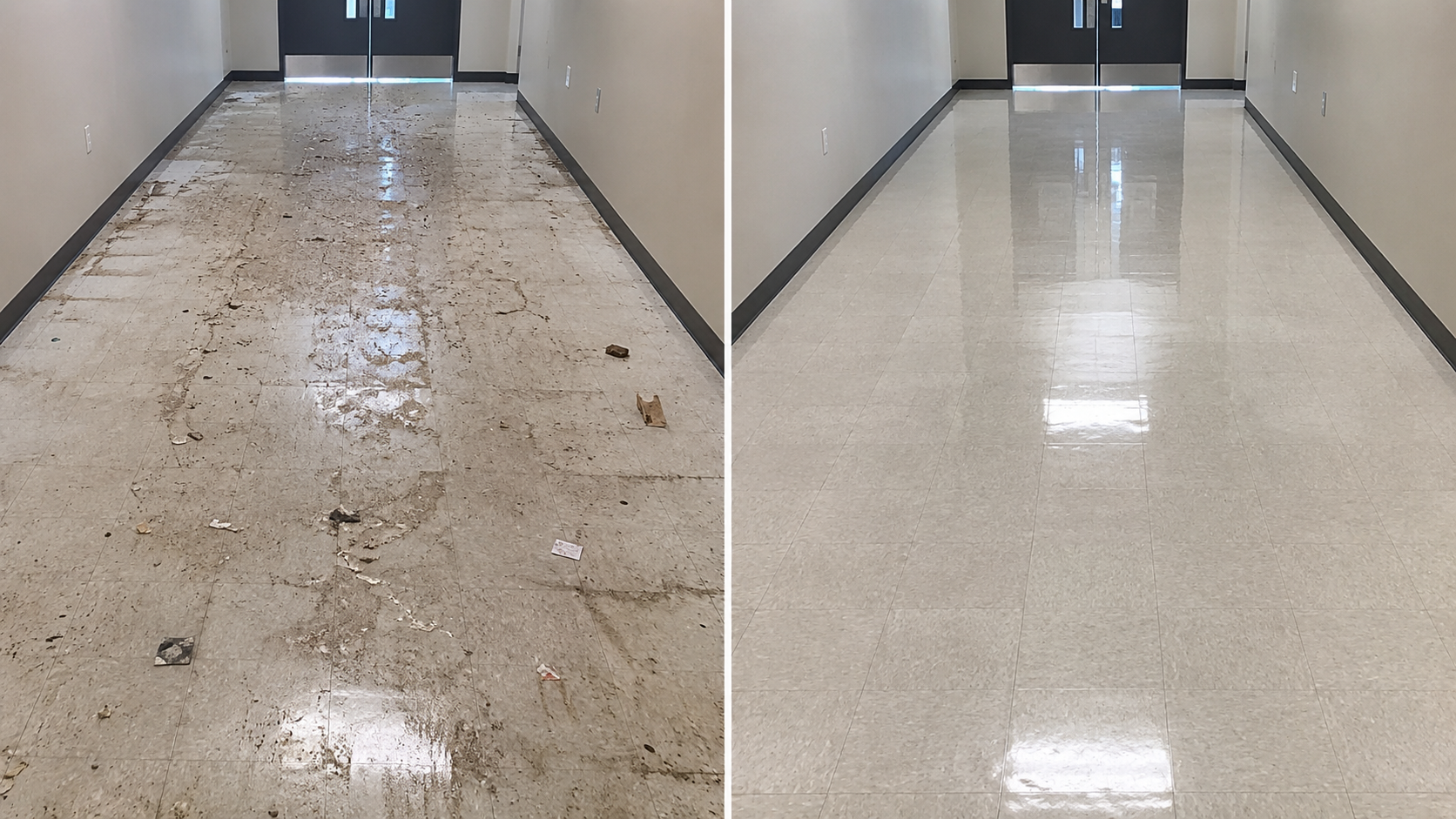 Emergency cleaning results