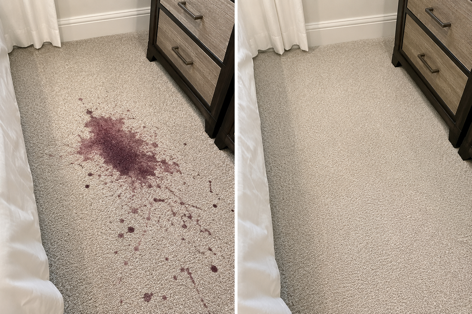 Emergency cleaning service results